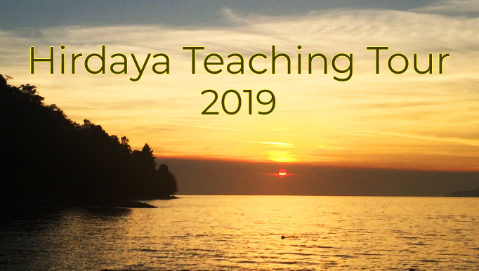 Hirdaya Teaching Tour 2019